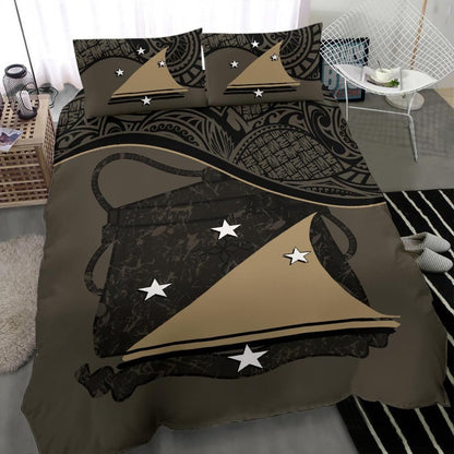 Tokelau Duvet Cover Set - Tokelau Coat Of Arms Brown