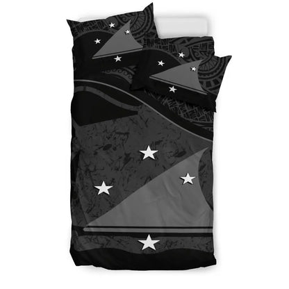 Tahiti Duvet Cover Set - Tahiti Flag Black