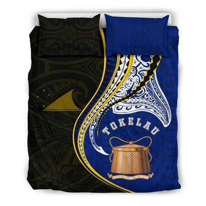 Tokelau Duvet Cover Set - Tokelau Coat Of Arms Kanaloa Tatau Gen Tk