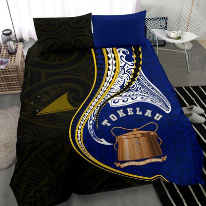 Tokelau Duvet Cover Set - Tokelau Coat Of Arms Kanaloa Tatau Gen Tk