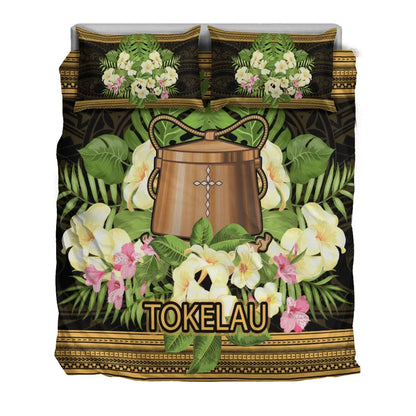 Tokelau Bedding Set - Polynesian Gold Patterns Collection