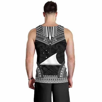 Tokelau Men Tank Top - Polynesian Chief Black Version