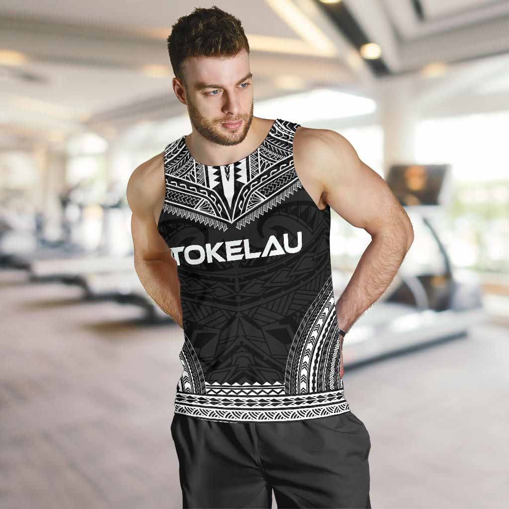 Tokelau Men Tank Top - Polynesian Chief Black Version