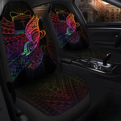 Tokelau Car Seat Cover - Butterfly Polynesian Style