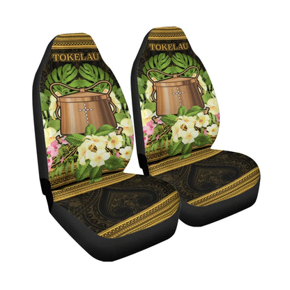 Tokelau Car Seat Cover - Polynesian Gold Patterns Collection
