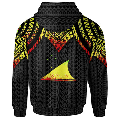 Tokelau Custom Personalised Hoodie - Polynesian Armor Style Reagge