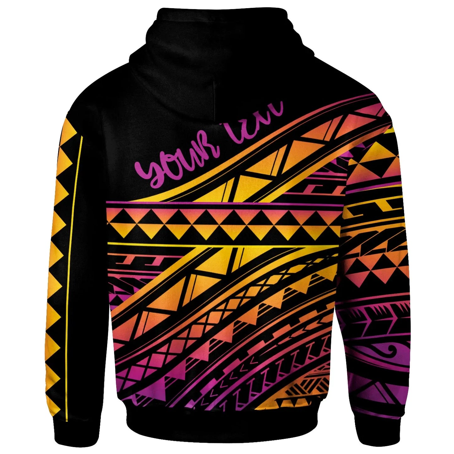 Tokelau - Custom Personalised Hoodie - Special Polynesian Ornaments
