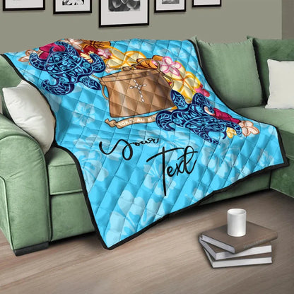 Tokelau Custom Personalised Premium Quilt - Tropical Style