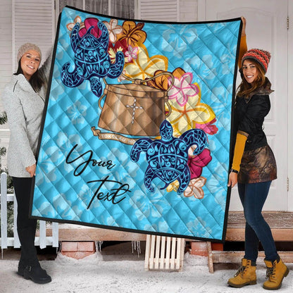 Tokelau Custom Personalised Premium Quilt - Tropical Style