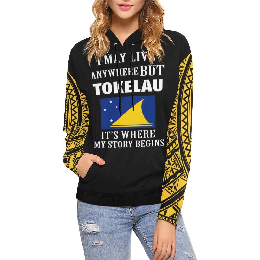 Tokelau Hoodie - Tokelau Flag It As Where My Story Begins