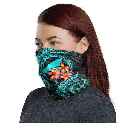 Tokelau Neck Gaiter - Plumeria Turquoise