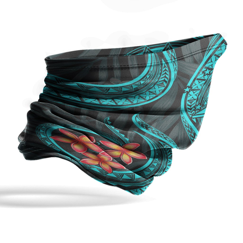 Tokelau Neck Gaiter - Plumeria Turquoise
