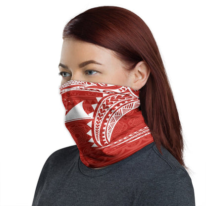 Tokelau Neck Gaiter - Tribal Pattern Red