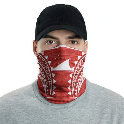 Tokelau Neck Gaiter - Tribal Pattern Red