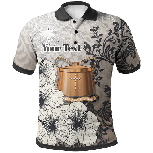 Tokelau Polo - Custom Personalised Vintage Luxury Floral Style
