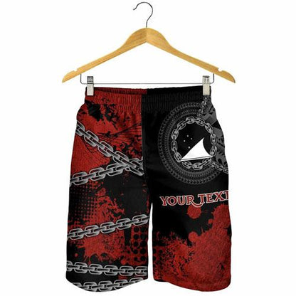 Tokelau Polynesian Personalised Men Shorts - Polynesian Chain Style