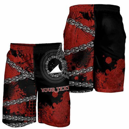 Tokelau Polynesian Personalised Men Shorts - Polynesian Chain Style