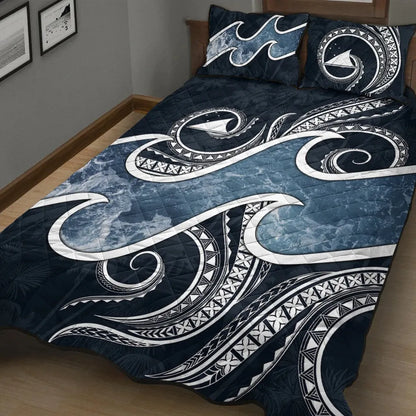 Tokelau Polynesian Quilt Bed Set - Ocean Style