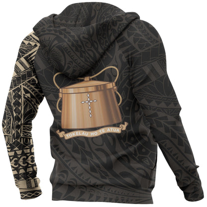 Tokelau Hoodie - Tokelau Polynesian Tattoo Style