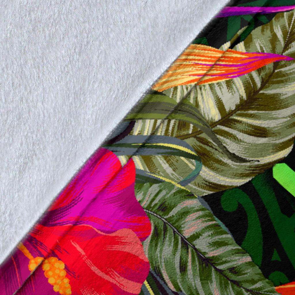 Tokelau Premium Blanket - Summer Hibiscus