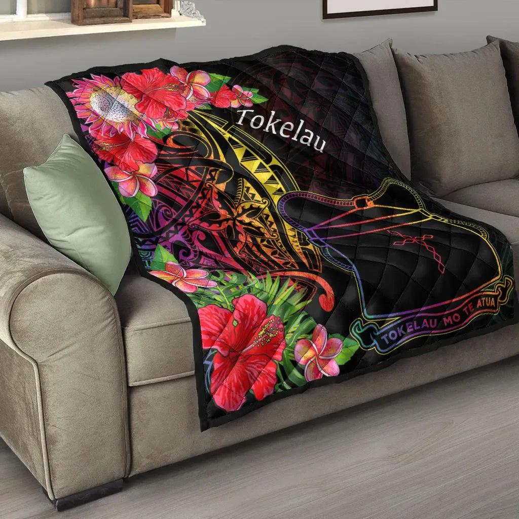 Tokelau Premium Quilt - Tropical Hippie Style