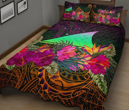 Tokelau Quilt Bed Set - Summer Hibiscus