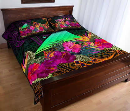 Tokelau Quilt Bed Set - Summer Hibiscus