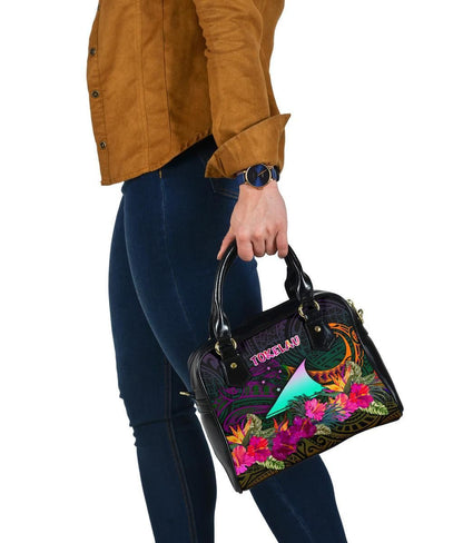Tokelau Shoulder Handbag - Summer Hibiscus