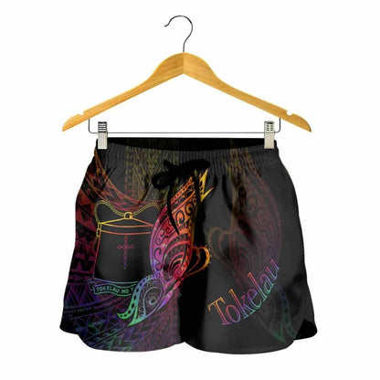 Tokelau Women Shorts - Butterfly Polynesian Style