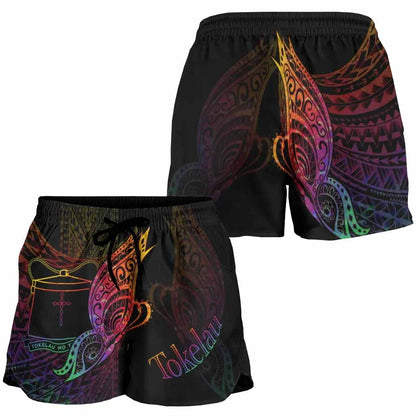 Tokelau Women Shorts - Butterfly Polynesian Style