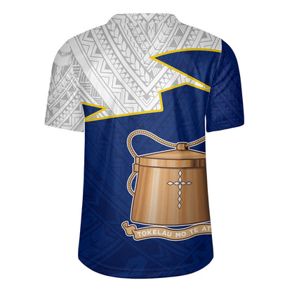 Tokelau Rugby Jersey Polynesian Tattoo Flag And Coat Of Arms