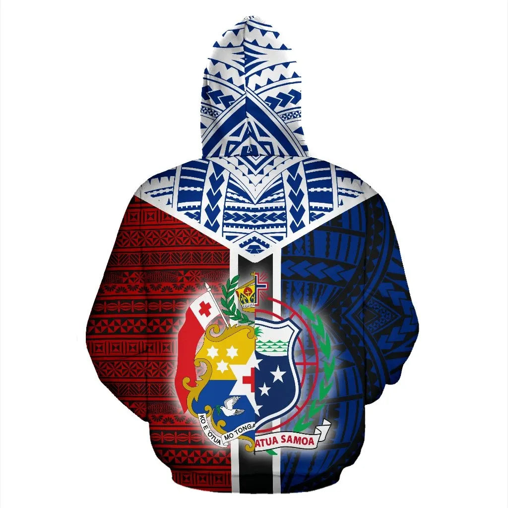 TokoUso All Over Hoodie - Tonga Samoa Coat Of Arms
