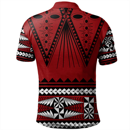Tonga Polo Shirt Polynesia Island Ngatu Pattern Style
