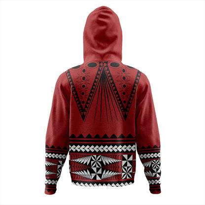 Tonga Hoodie Polynesia Island Ngatu Pattern Style