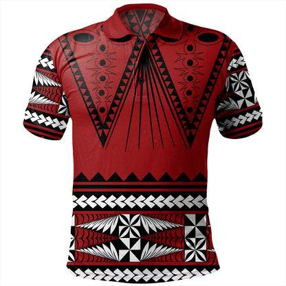 Tonga Polo Shirt Polynesia Island Ngatu Pattern Style