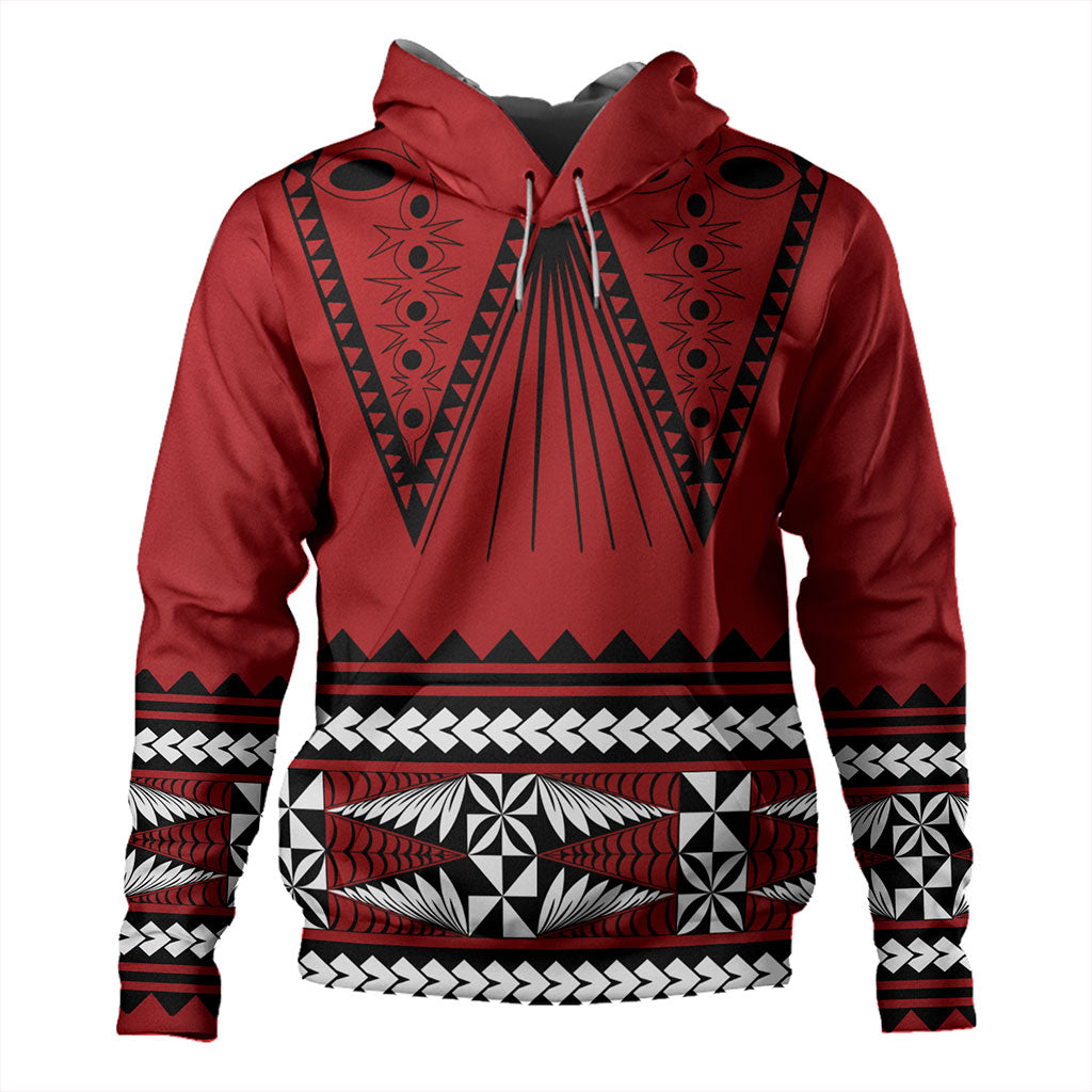 Tonga Hoodie Polynesia Island Ngatu Pattern Style