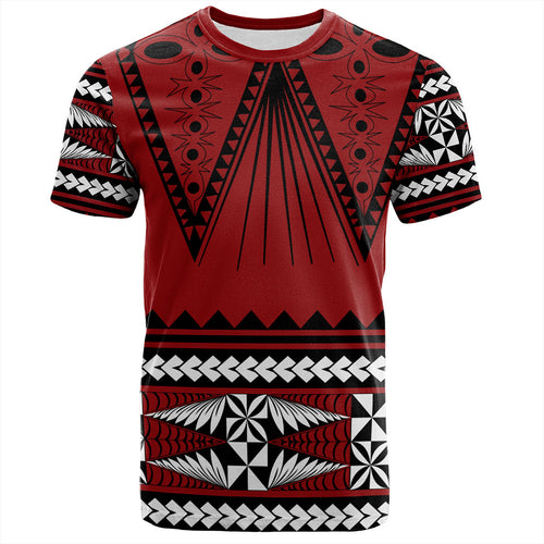 Tonga T-Shirt Polynesia Island Ngatu Pattern Style