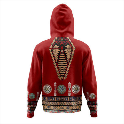 Tonga Hoodie Ngatu Design Fabric