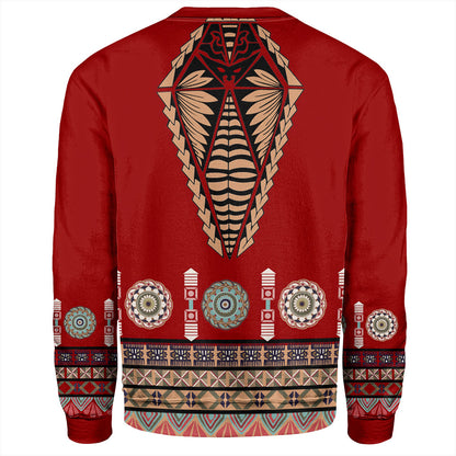 Tonga Sweatshirt Ngatu Design Fabric