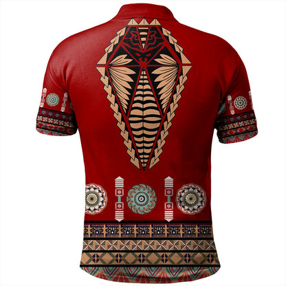 Tonga Polo Shirt Ngatu Design Fabric