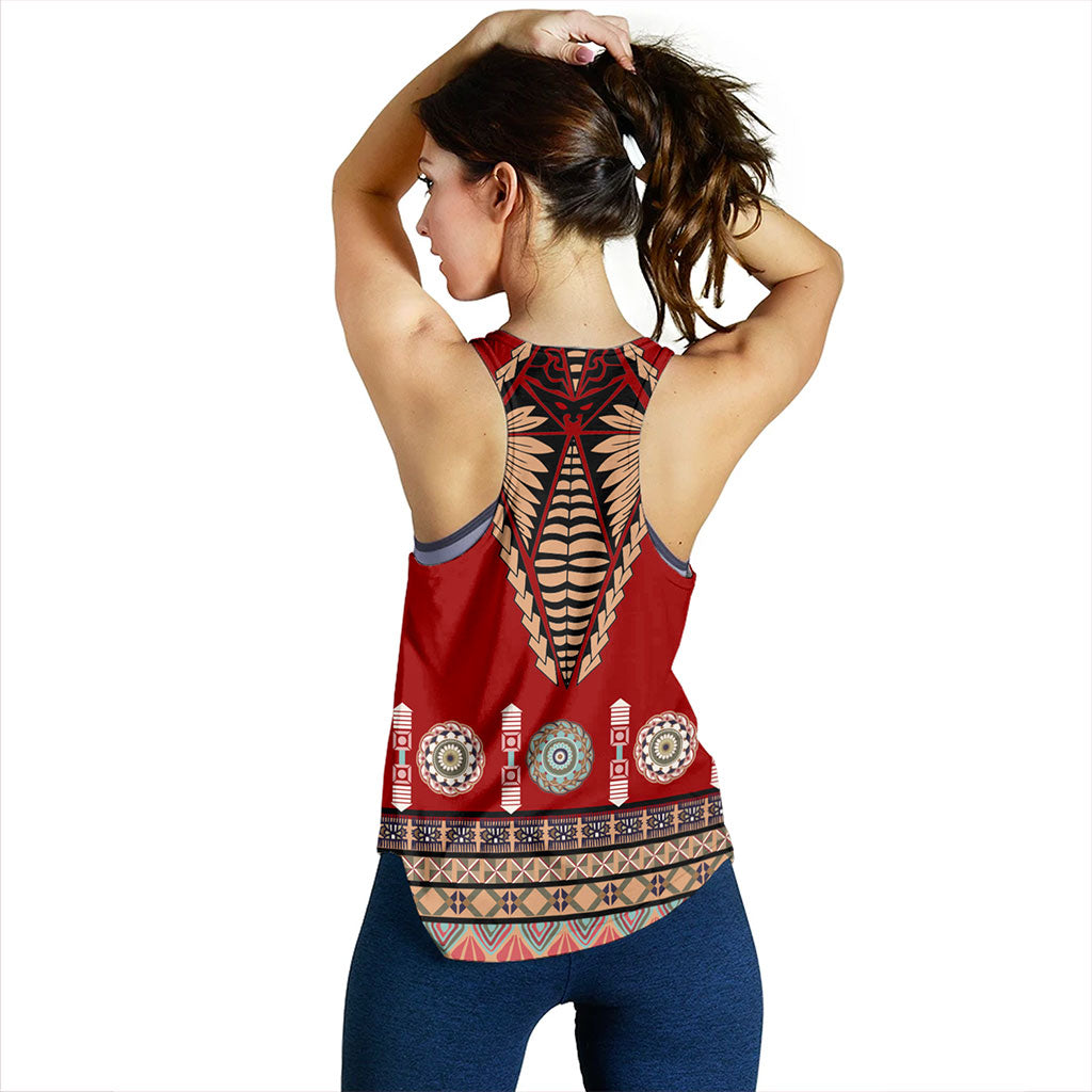 Tonga Women Tank Ngatu Design Fabric