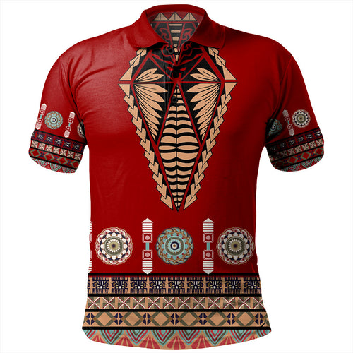 Tonga Polo Shirt Ngatu Design Fabric