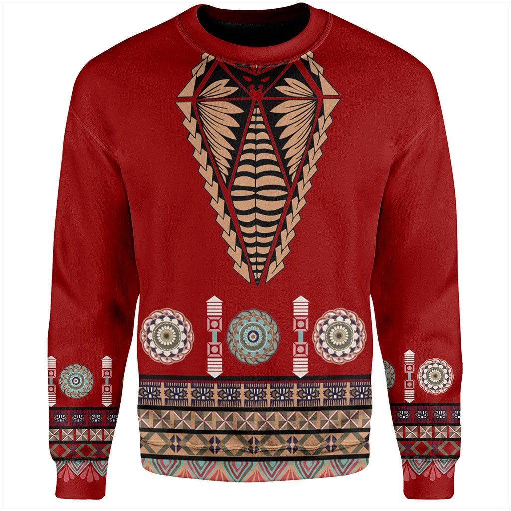 Tonga Sweatshirt Ngatu Design Fabric