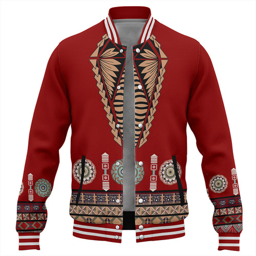 Tonga Baseball Jacket Ngatu Design Fabric