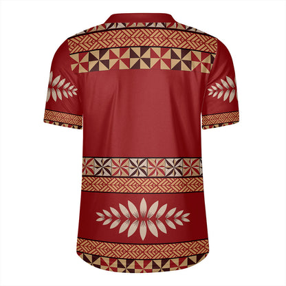 Tonga Rugby Jersey Ngatu Design Pattern