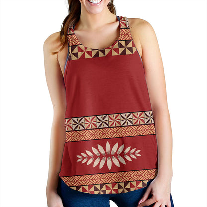 Tonga Women Tank Ngatu Design Pattern