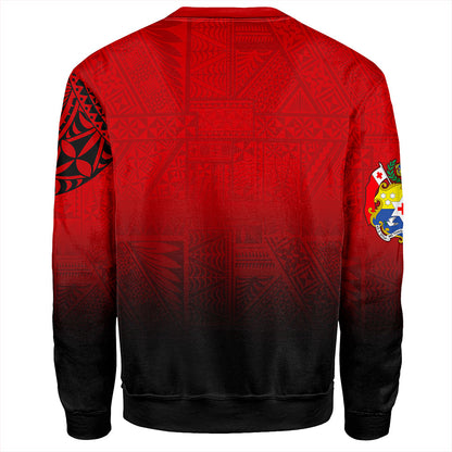 Tonga Sweatshirt Tattoo Ngatu Coat Of Arms Tribal