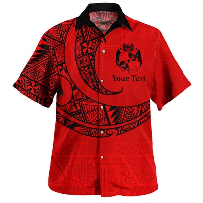 Tonga Hawaiian Shirt Custom Ngatu Tribal Tattoo Style
