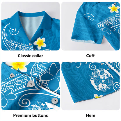 Tonga Hawaiian Shirt Polynesia Floral Tribal