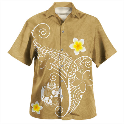 Tonga Hawaiian Shirt Polynesia Floral Tribal